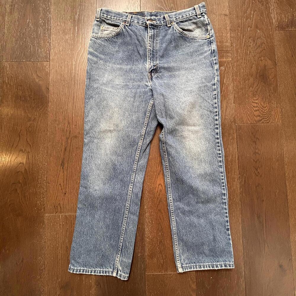Levi's 506 Orange Tab Jeans 34/27 Made in Canada